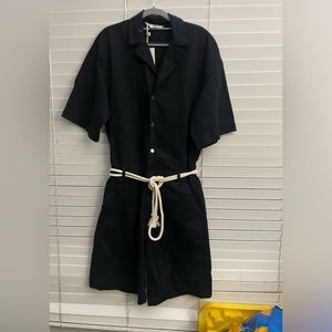 NWT Zara SW23 Jean short romper SM